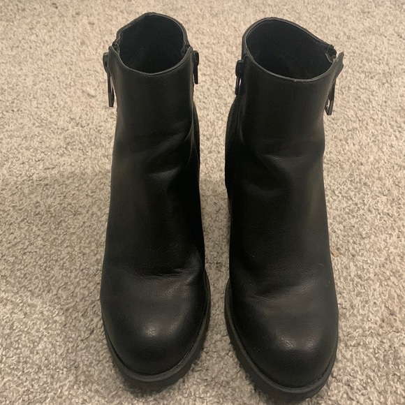 Mix No. 6 Shoes - Size 10 Mix No. 6 Desco combat high heel lug sole booties EUC